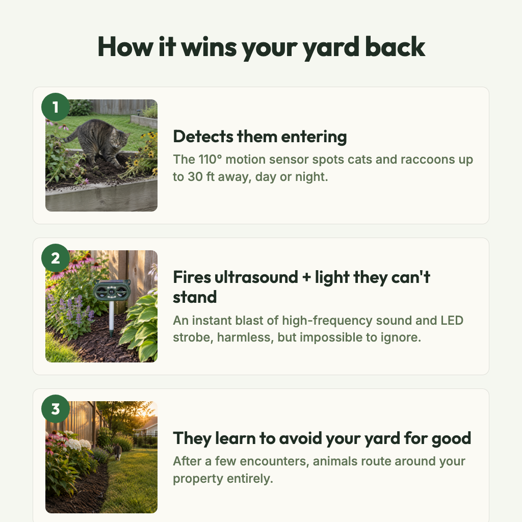 How HavenGuard works in three steps